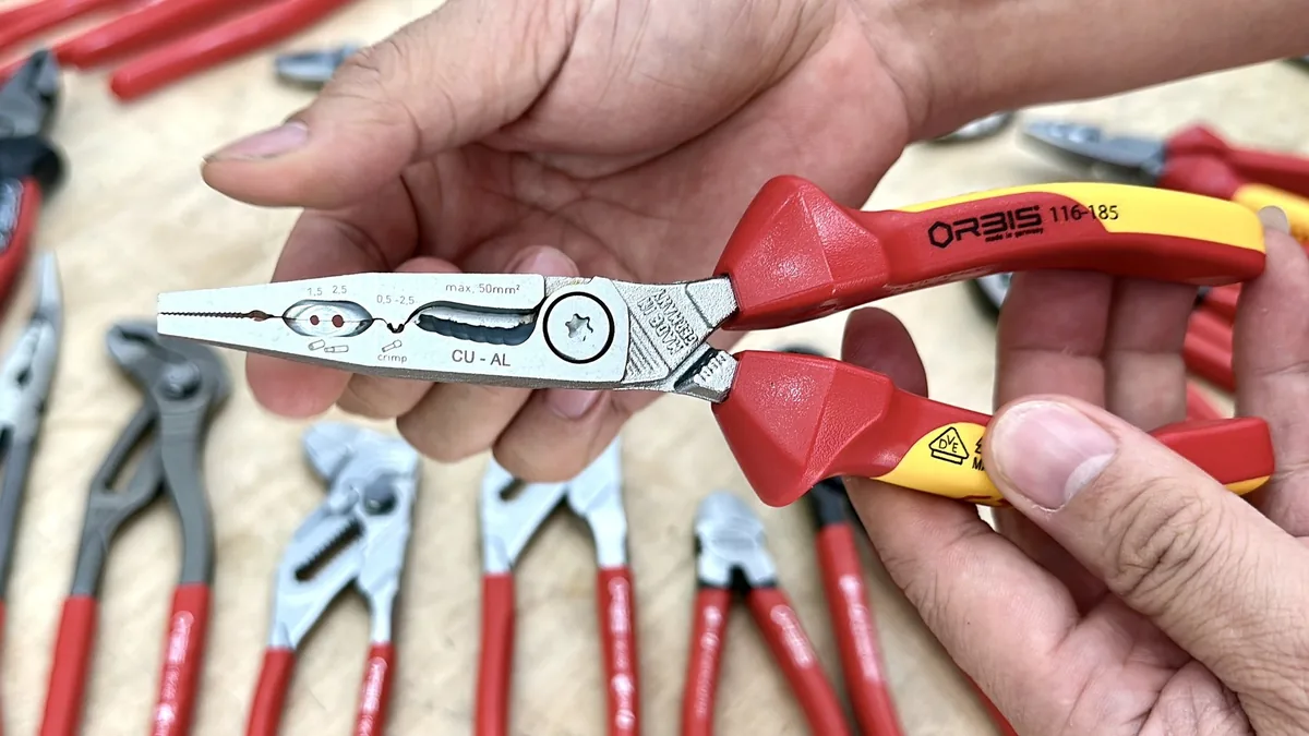 Kìm đa năng cắt tuốt dây điện ORBIS 116