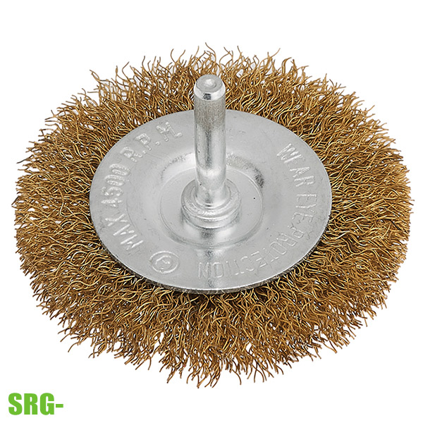 Đĩa cước thau đánh gỉ chuôi tròn 6mm Ø80mm dày 8mm