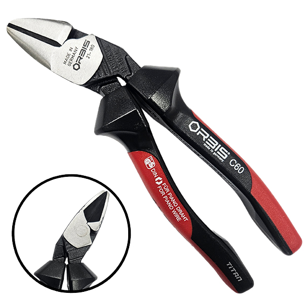 Kìm cắt cạnh mỏ cong ORBIS 21-1800, dòng EvoCut thumbnail 3