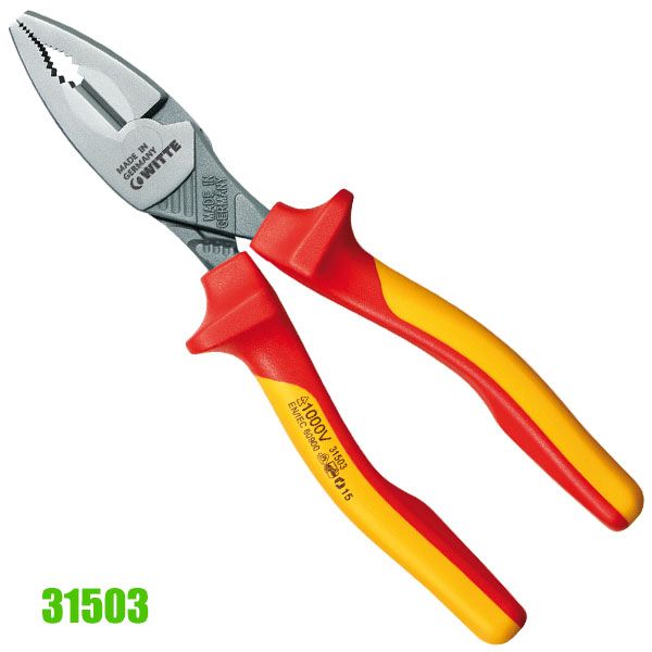 Kìm đầu bằng cách điện 1000V 31503, 180mm Maxx heavy duty