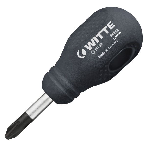 Tua vít 4 cạnh WITTE 94260, loại ngắn, lưỡi 25mm