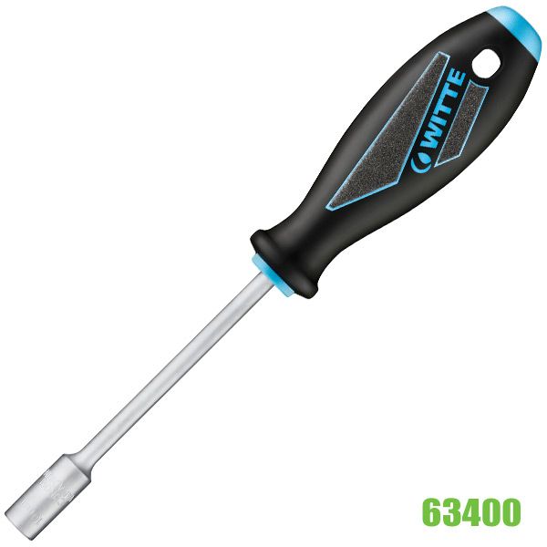Tua vít đầu tuýp lục giác 63400, từ 3.5-17mm, cán sợi thủy tinh MaxxPlus