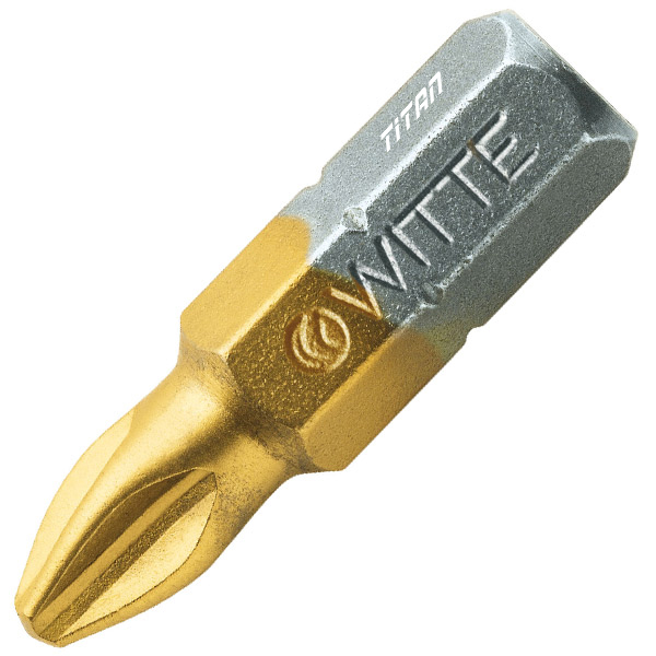 Bộ 2 mũi vít bake Maxx Witte 2732, từ PH1-PH3 phủ titan 1/4 inch