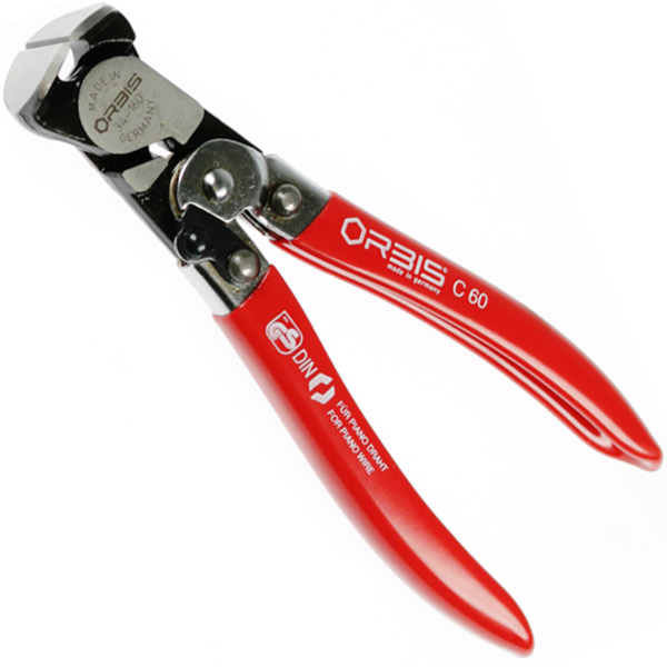 Kìm cắt đinh đầu thẳng ORBIS 34-1600, cán bọc nhựa cổ điển